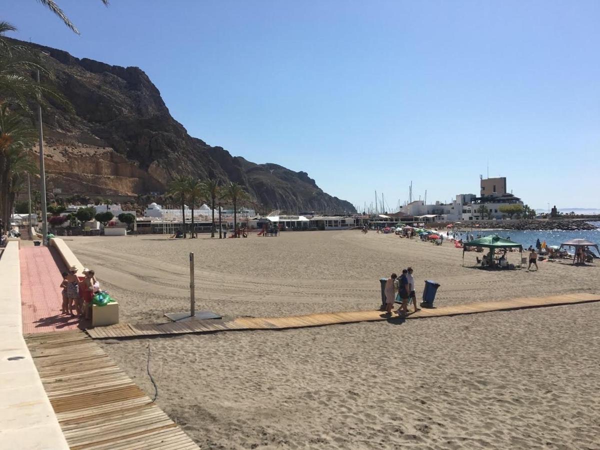 Apartamento Con Vistas Al Mar. Primera Linea De Playa. Aguadulce (Almeria) Exterior foto